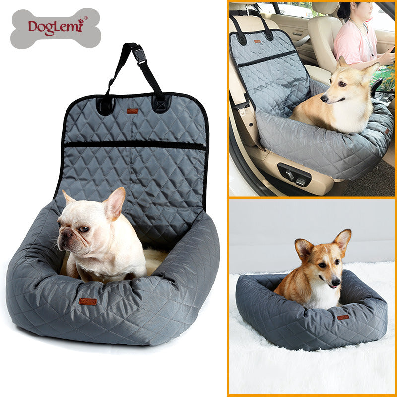 Velvet Paws™ Luxury Multifunctional Pet Car Bed