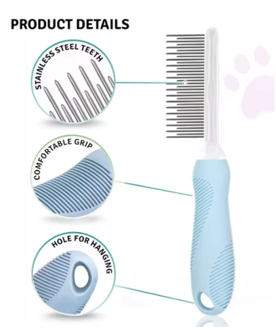 Velvet Paws™ Self-Cleaning Pet Grooming Brush