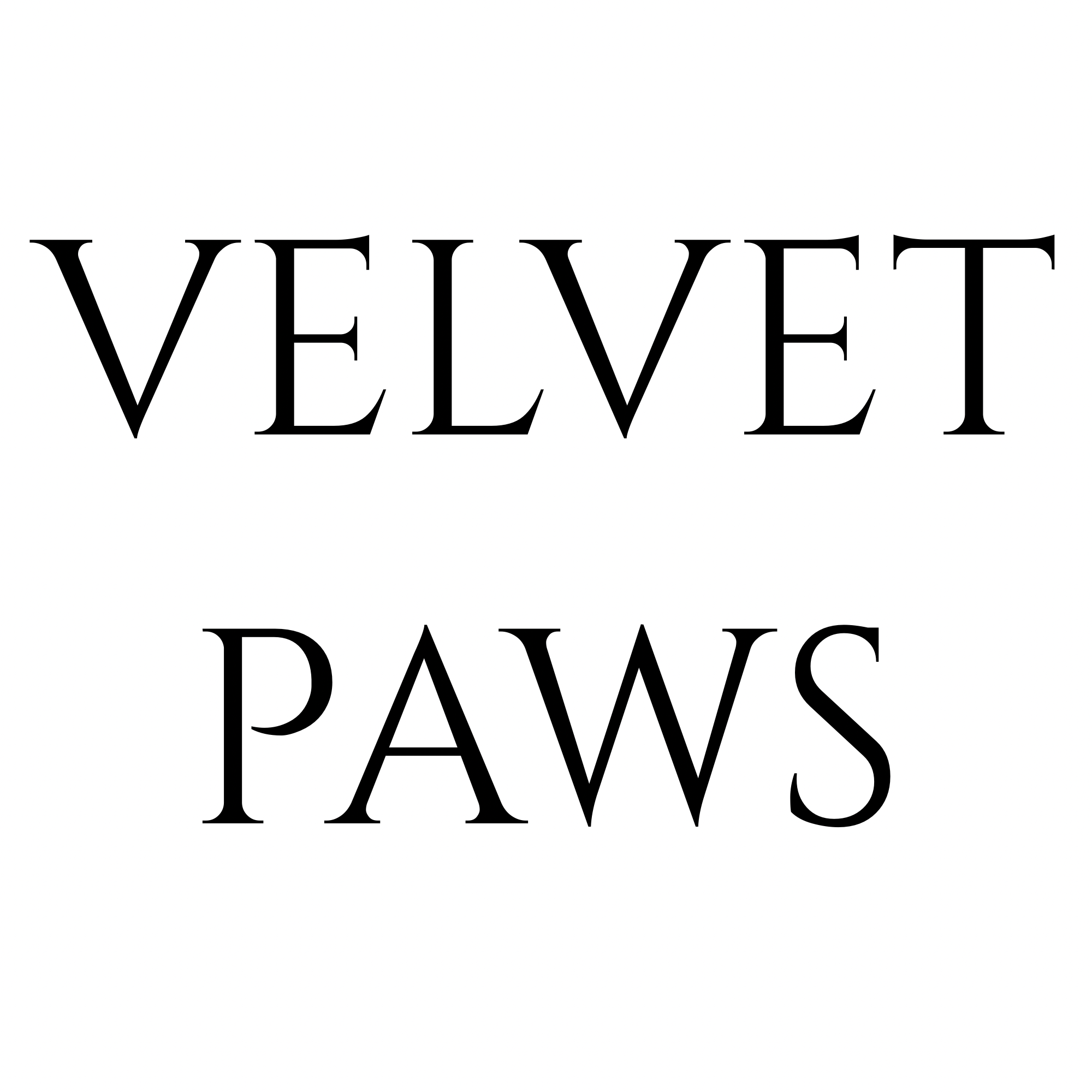 VELVET PAWS